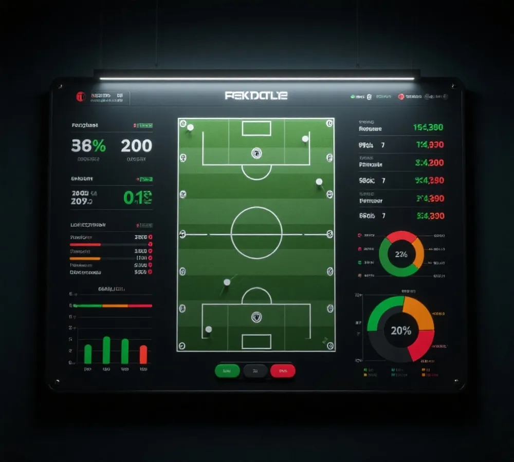 足球賽事盤口與策略資訊示意圖