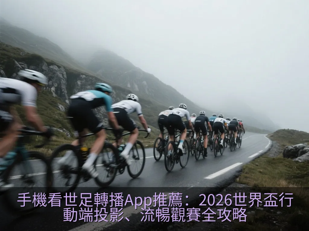 客廳電視牆投影播放足球比賽，前方有人用手機進行無線投放控制