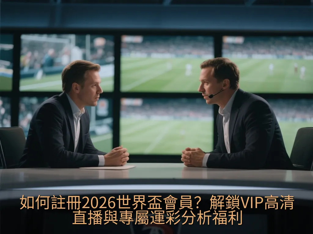 如何註冊2026世界盃會員？解鎖VIP高清直播與專屬運彩分析福利